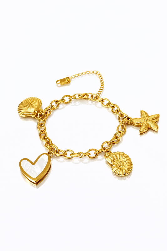 Bracelet breloque coeur - Aurorejewels
