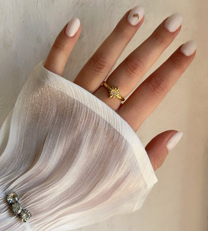 Bague étoile doré acier inoxydable - Aurorejewels