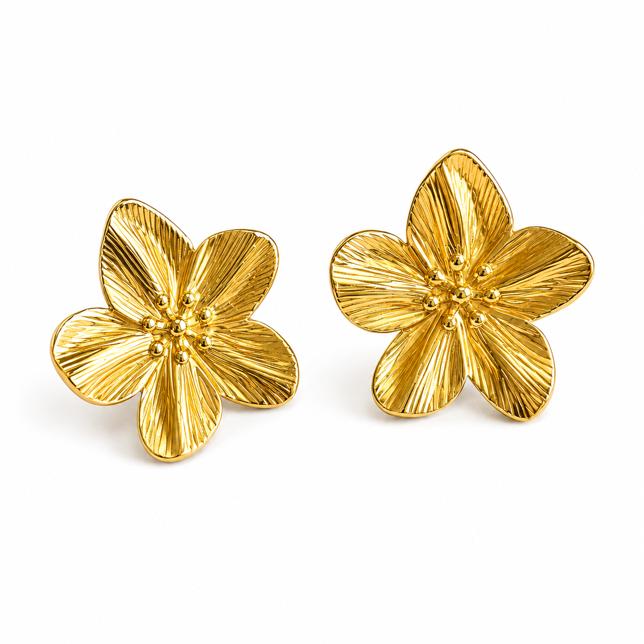 BOUCLES D'OREILLES FLEURS