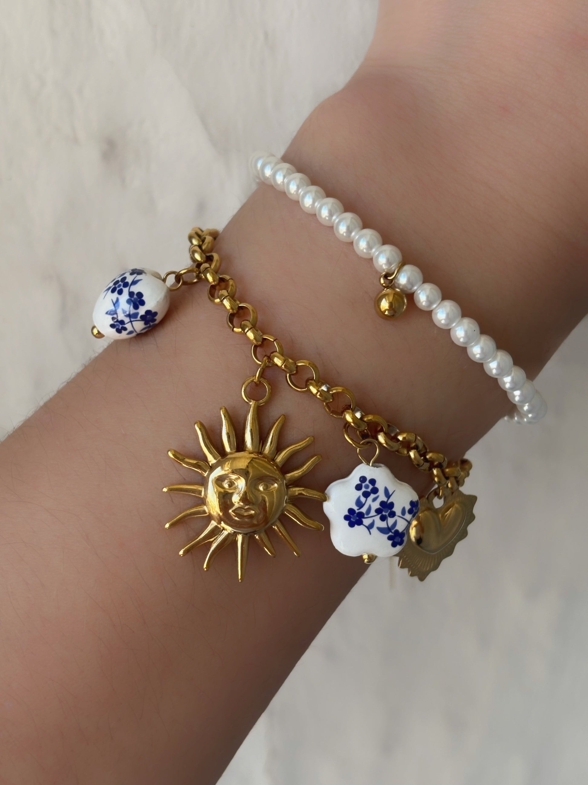Bracelet breloque acier inoxydable - Aurorejewels