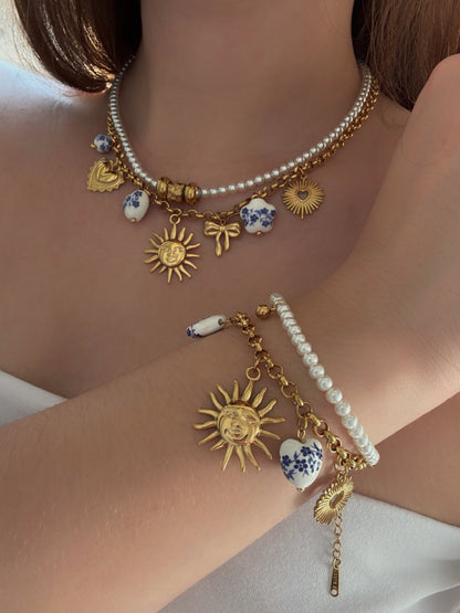 Bracelet breloque acier inoxydable - Aurorejewels