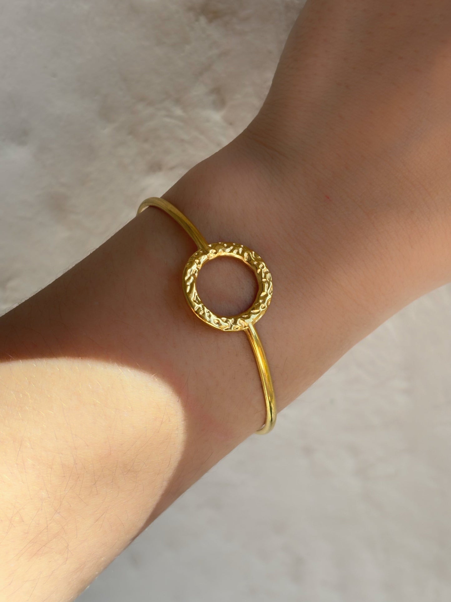 Bracelet jonc or - Aurorejewels