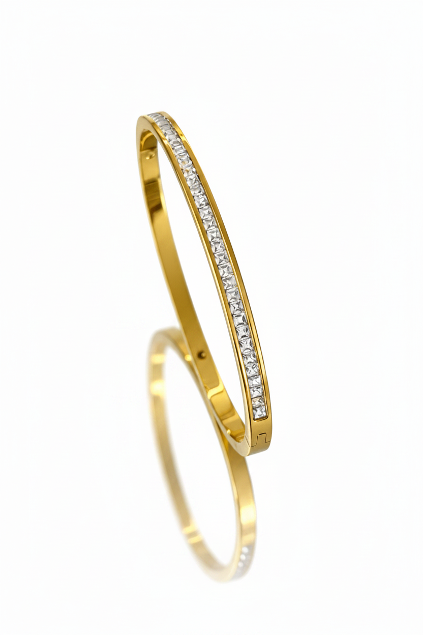 Bracelet jonc strass - Aurorejewels