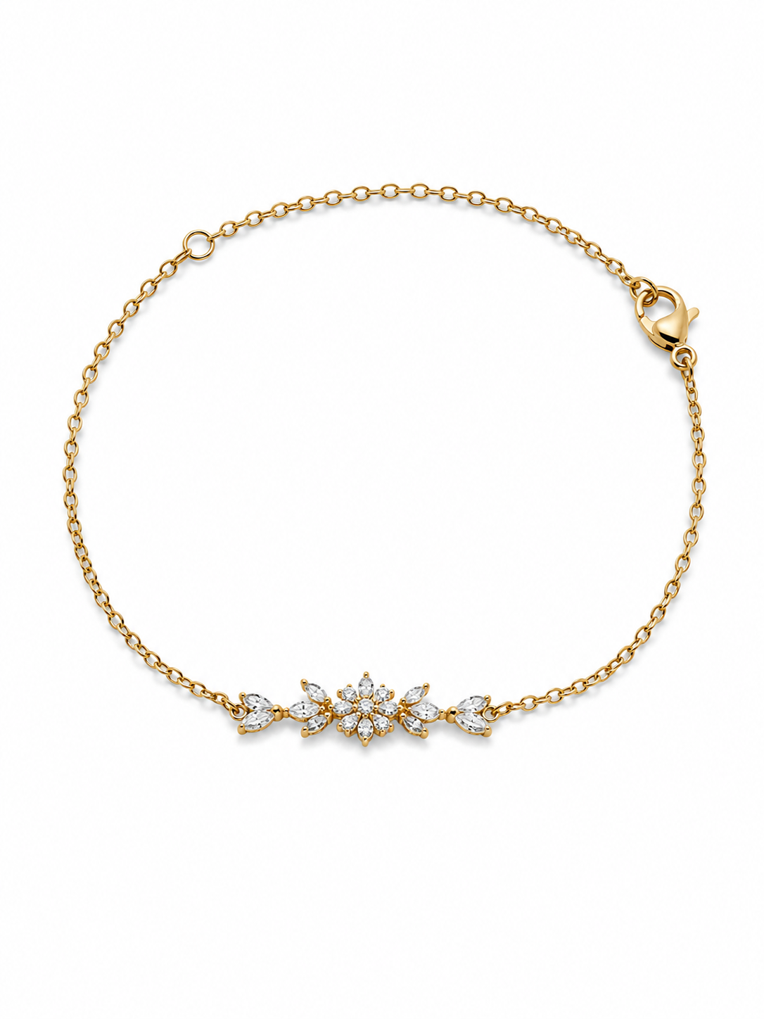 Flower crown bracelet