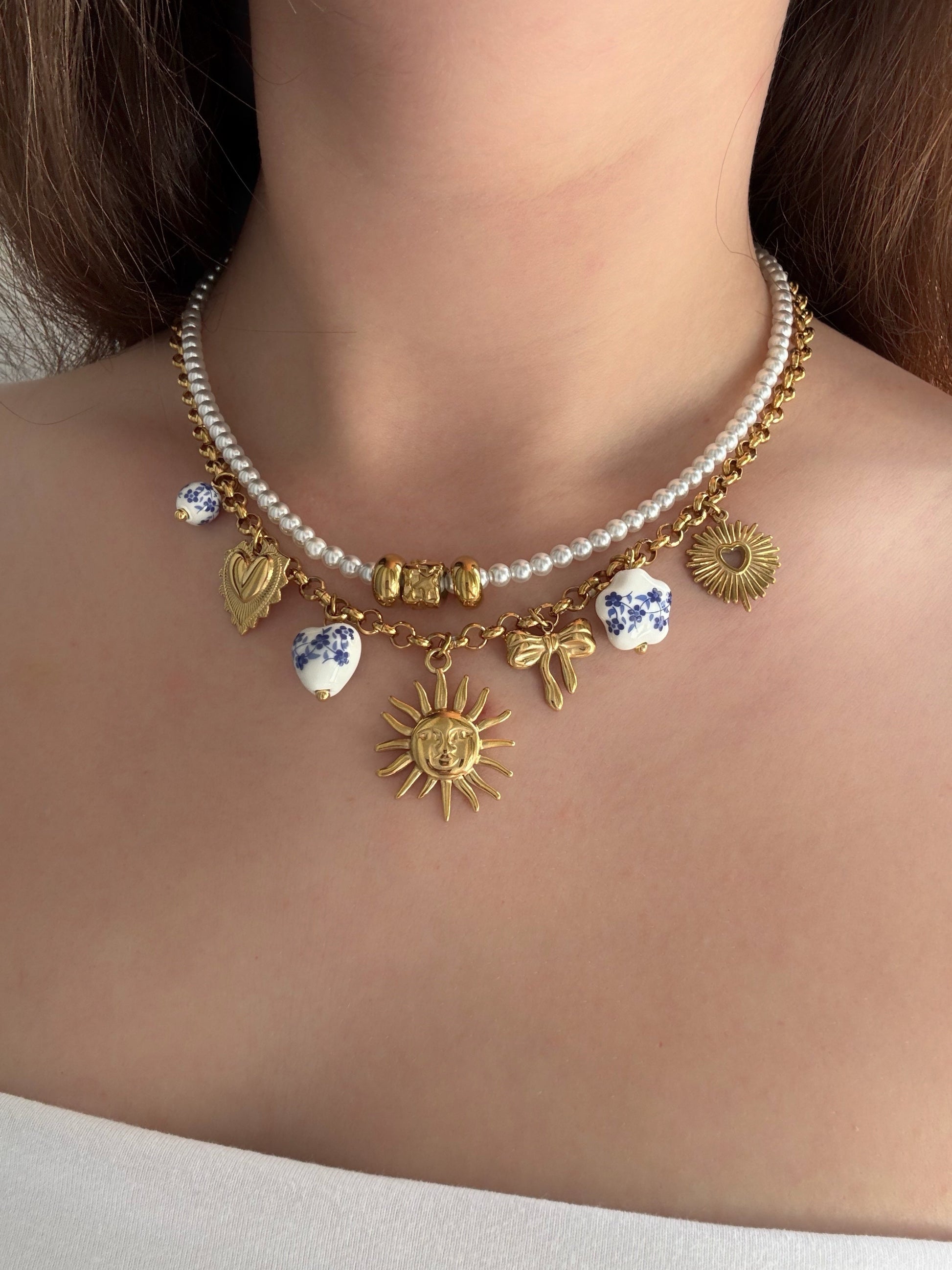 Collier breloque acier inoxydable - Aurorejewels