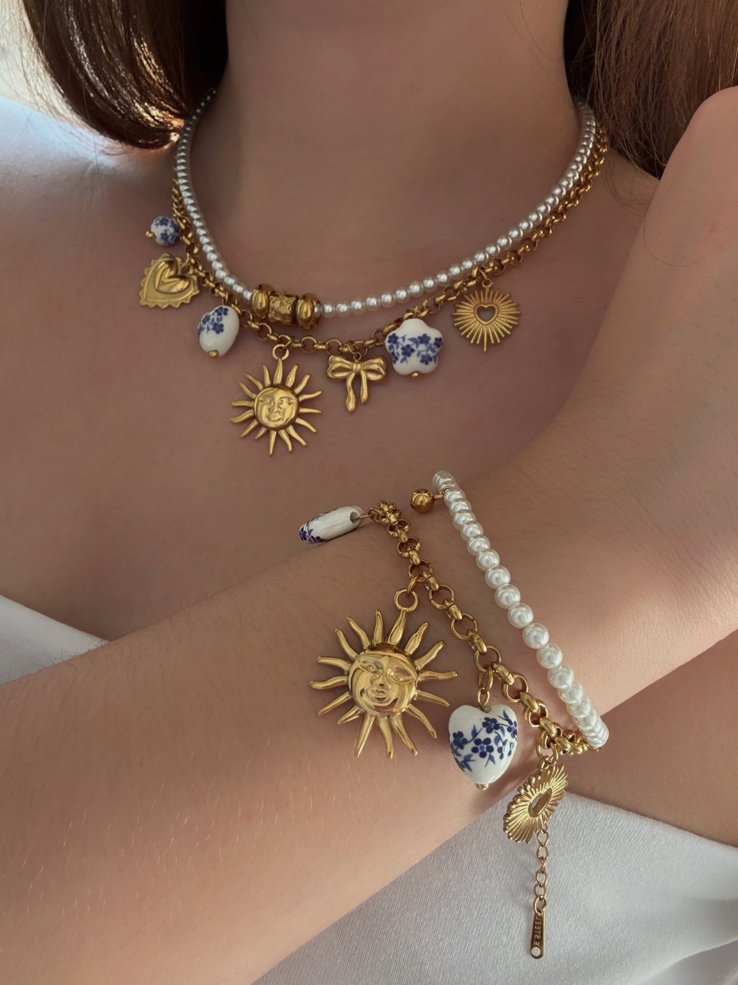 Collier breloque acier inoxydable - Aurorejewels