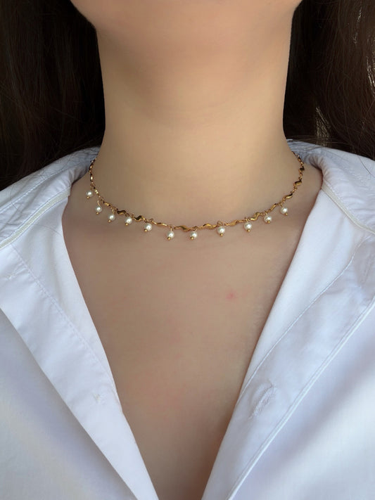 Collier perle femme - Aurorejewels