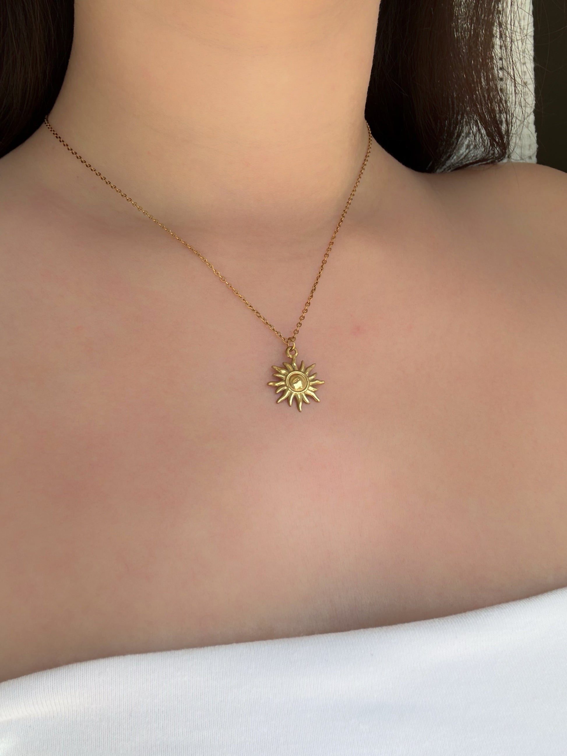 Collier soleil or - Aurorejewels